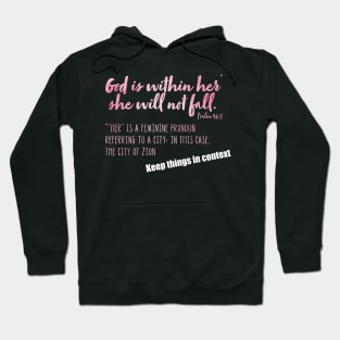 Christian Quote Watercolor Hoodie